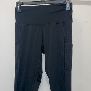 Black Aerie Leggings with pockets, size medium